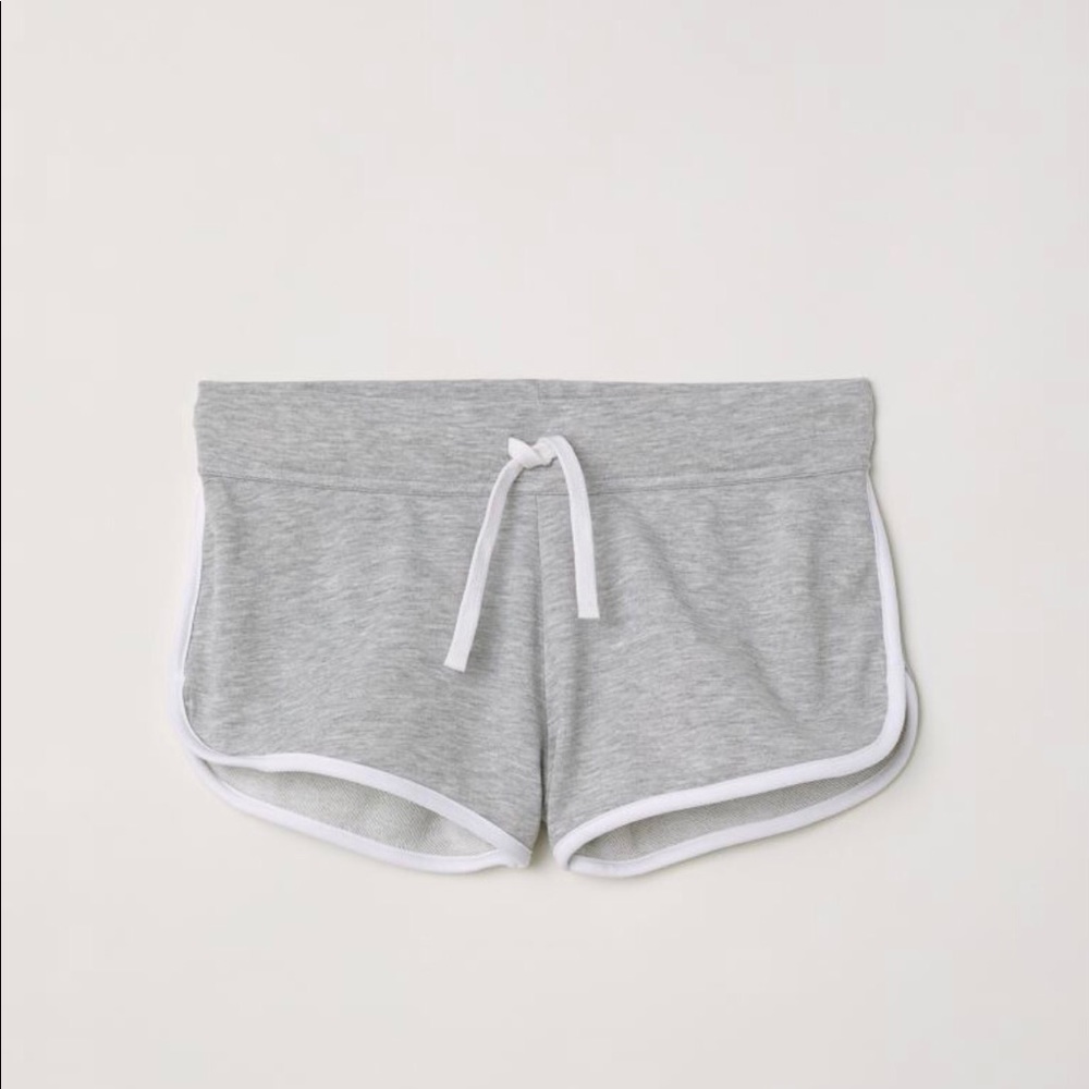 Divided grey lounge shorty shorts lightly used